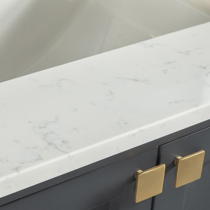 Paloma 36" Dark Gray Bathroom Cabinet