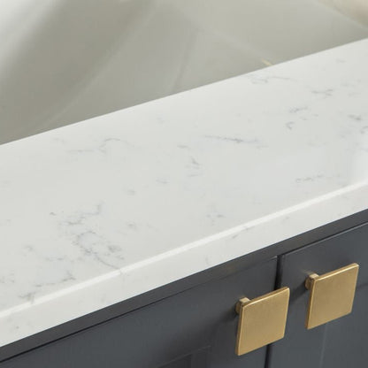 Paloma 36" Dark Gray Bathroom Cabinet