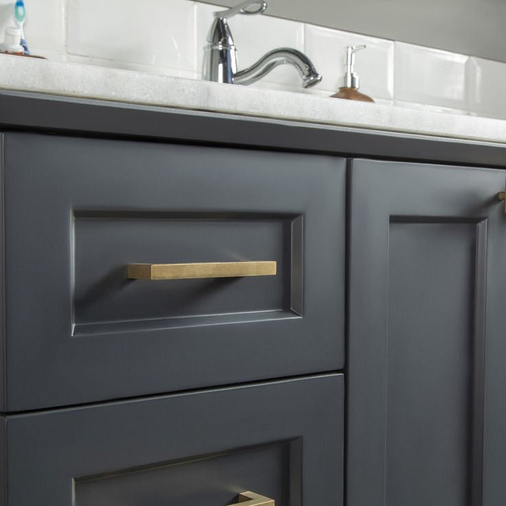 Paloma 42" Dark Gray Bathroom Cabinet