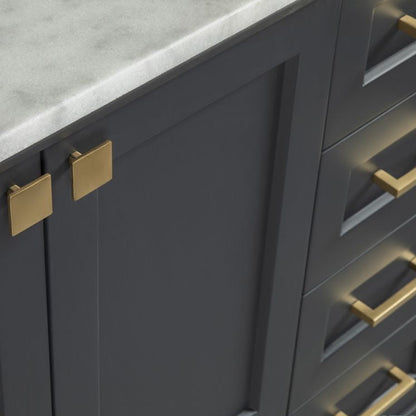 Paloma 60" Dark Gray Double Bowls Bathroom Cabinet