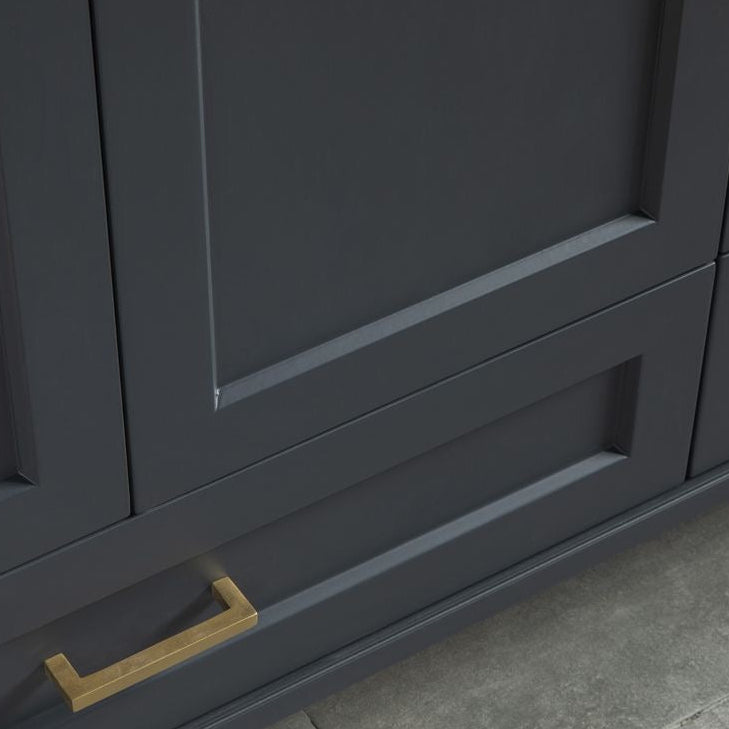 Paloma 72" Dark Gray Double Bowls Bathroom Cabinet