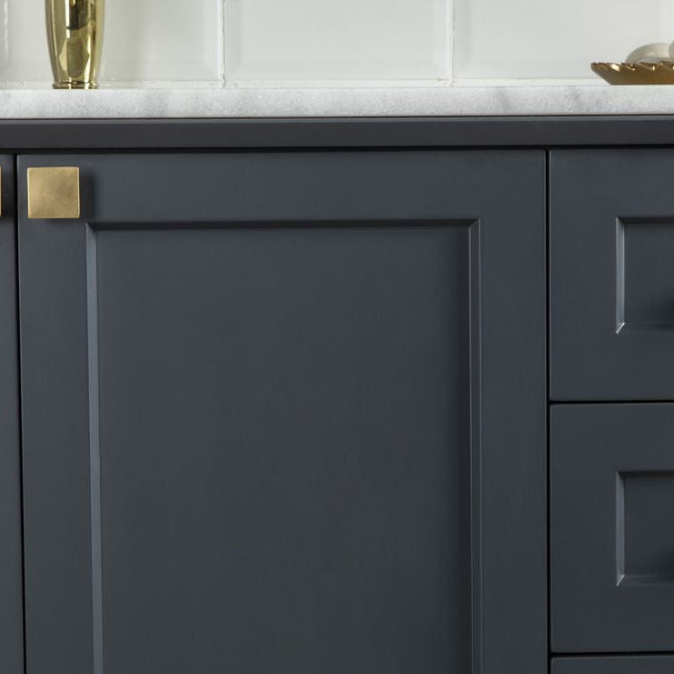 Paloma 72" Dark Gray Double Bowls Bathroom Cabinet