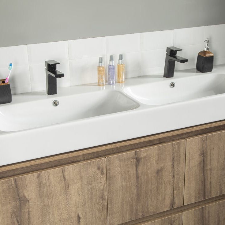 Romina 60" Messina Double Bowls Bathroom Cabinet