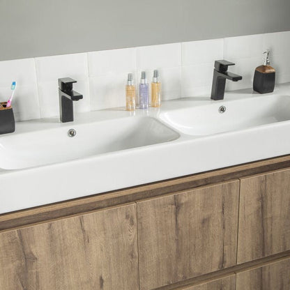 Romina 60" Messina Double Bowls Bathroom Cabinet