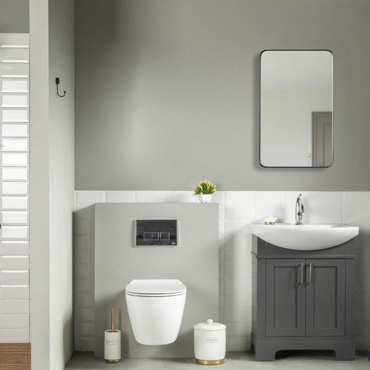 Luna 26" Pepper Bathroom Cabinet