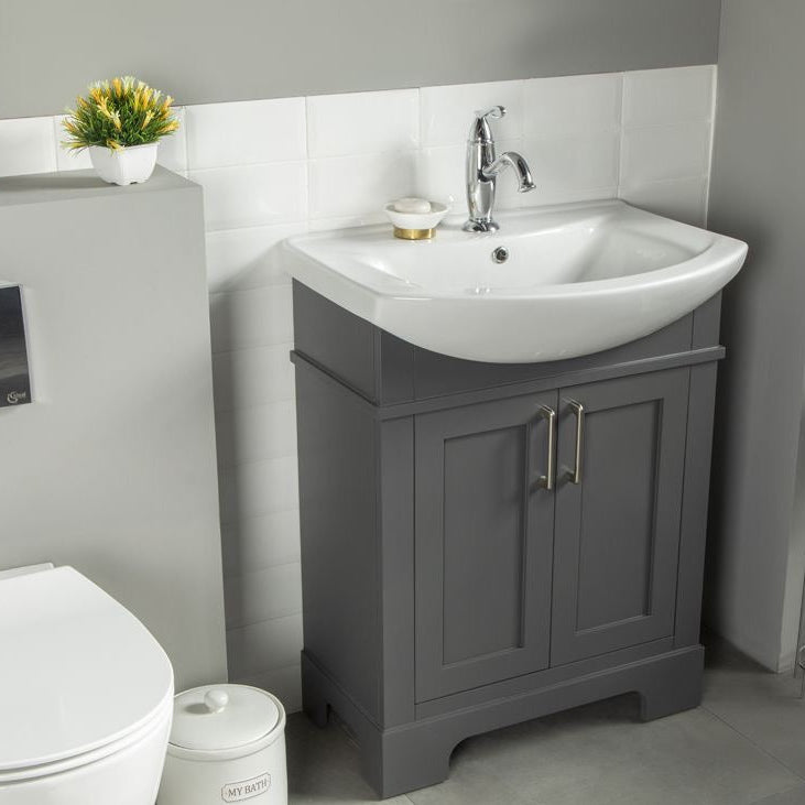 Luna 26" Pepper Bathroom Cabinet