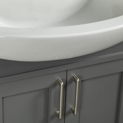 Luna 26" Pepper Bathroom Cabinet