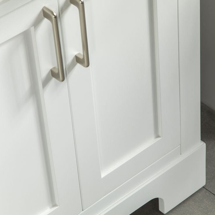 Luna 26" White Bathroom Cabinet