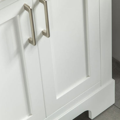 Luna 26" White Bathroom Cabinet