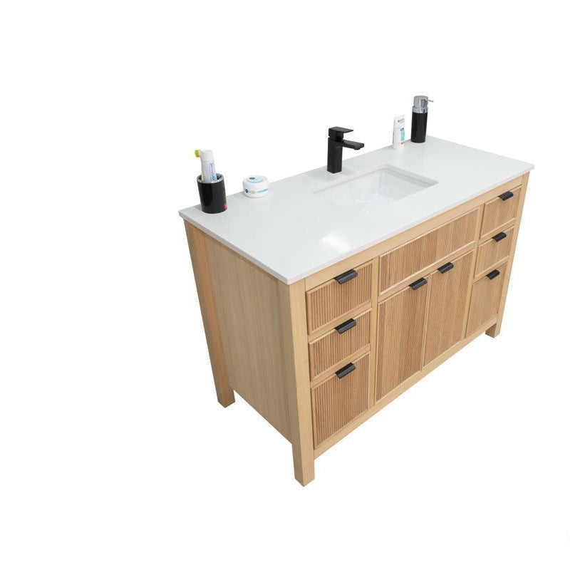 Catalina Natural Oak 48" Bathroom Cabinet