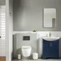 Luna 26" Navy Blue Bathroom Cabinet