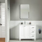 Isabel 36" White Bathroom Cabinet