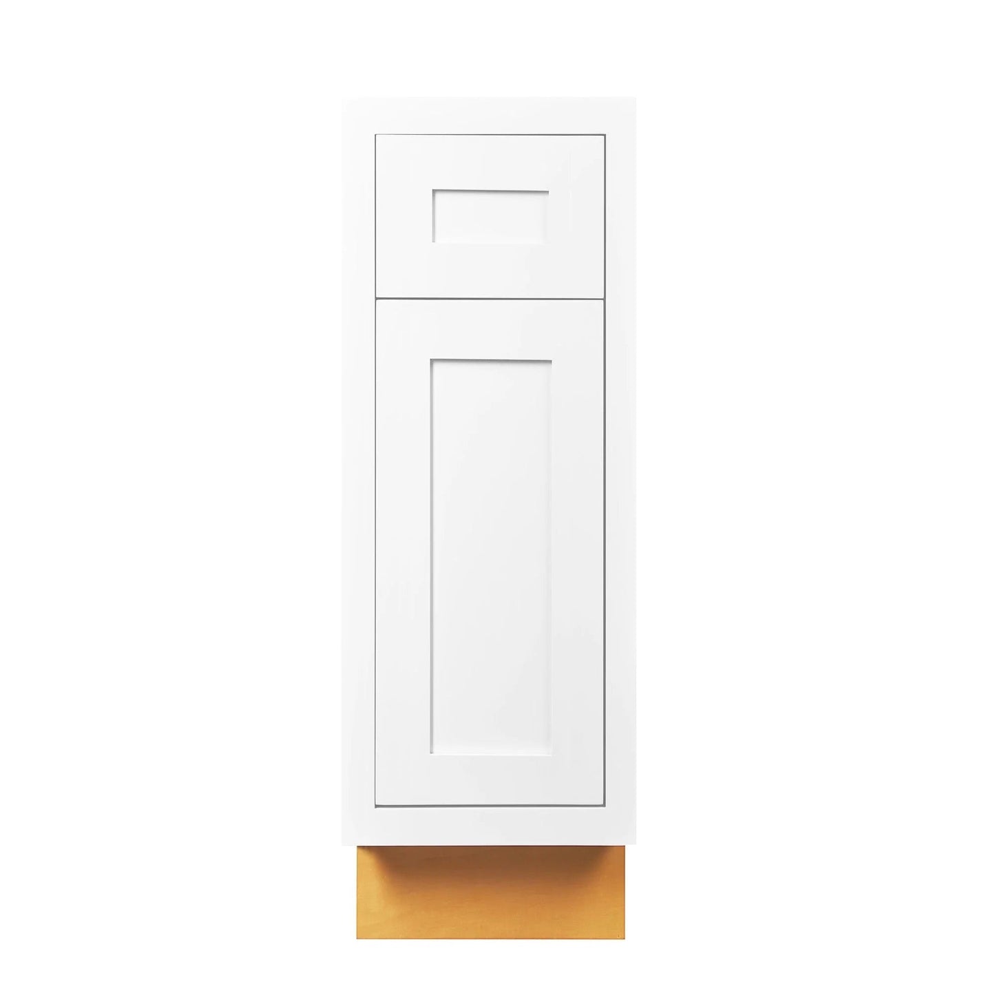 Maplevilles Cabinetry Inset 12" Wide x 35" Tall Single Door Base Cabinet with Single Drawer