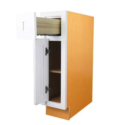 Maplevilles Cabinetry Inset 12" Wide x 35" Tall Single Door Base Cabinet with Single Drawer