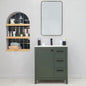 Frame Pine Green 30" Bathroom Cabinet