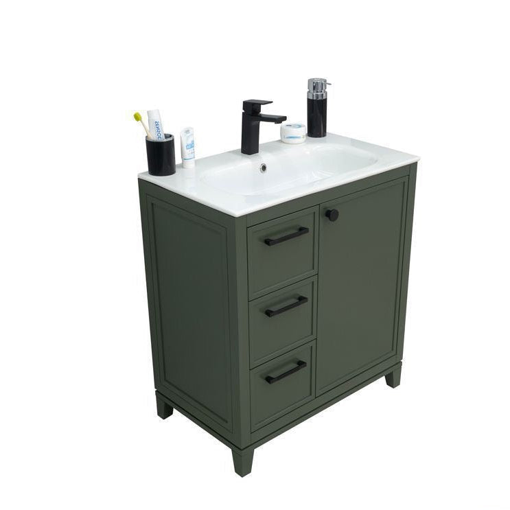 Frame Pine Green 30" Bathroom Cabinet