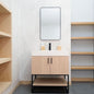 Solana Natural Oak 30" Bathroom Cabinet