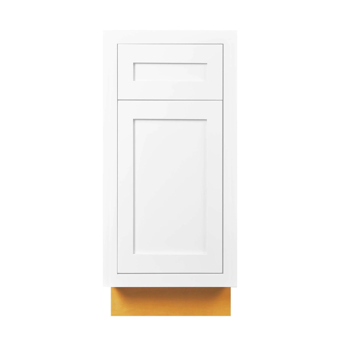 Maplevilles Cabinetry Inset 15" Wide x 35" Tall Single Door Base Cabinet with Single Drawer