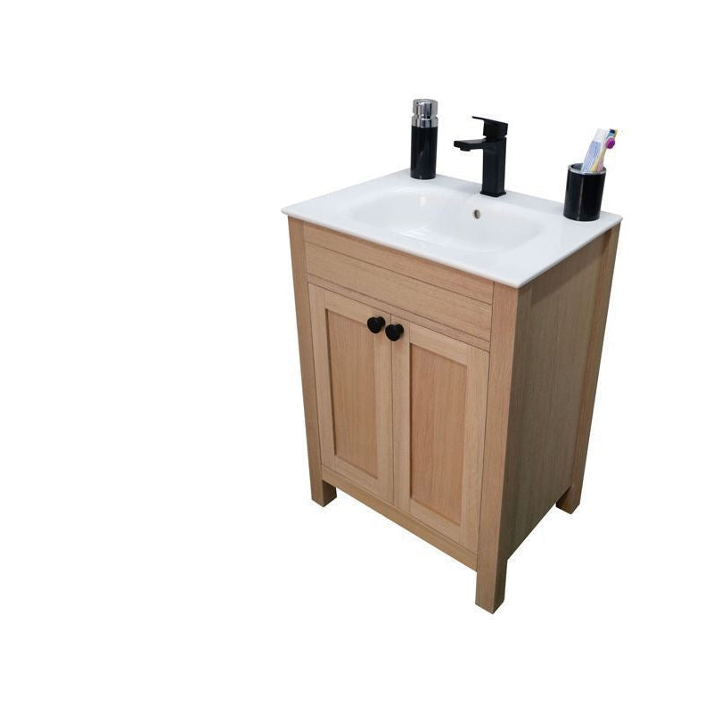 Aria Natural Oak 24" Bathroom Cabinet
