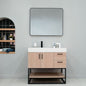 Solana Natural Oak 36" Bathroom Cabinet