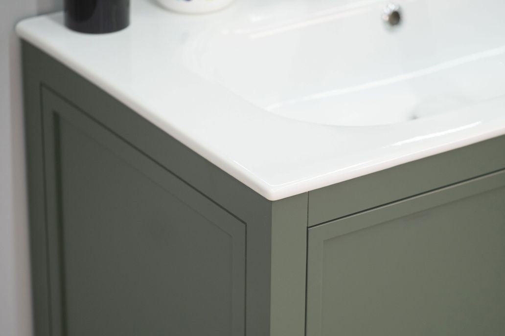Frame Pine Green 30" Bathroom Cabinet