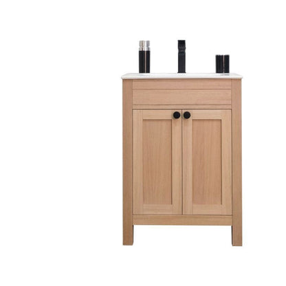 Aria Natural Oak 24" Bathroom Cabinet