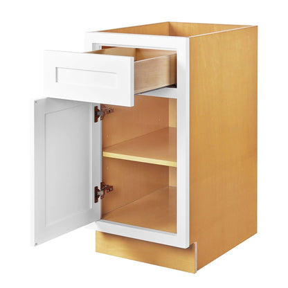 Maplevilles Cabinetry Inset 21" Wide x 35" Tall Single Door Base Cabinet with Single Drawer