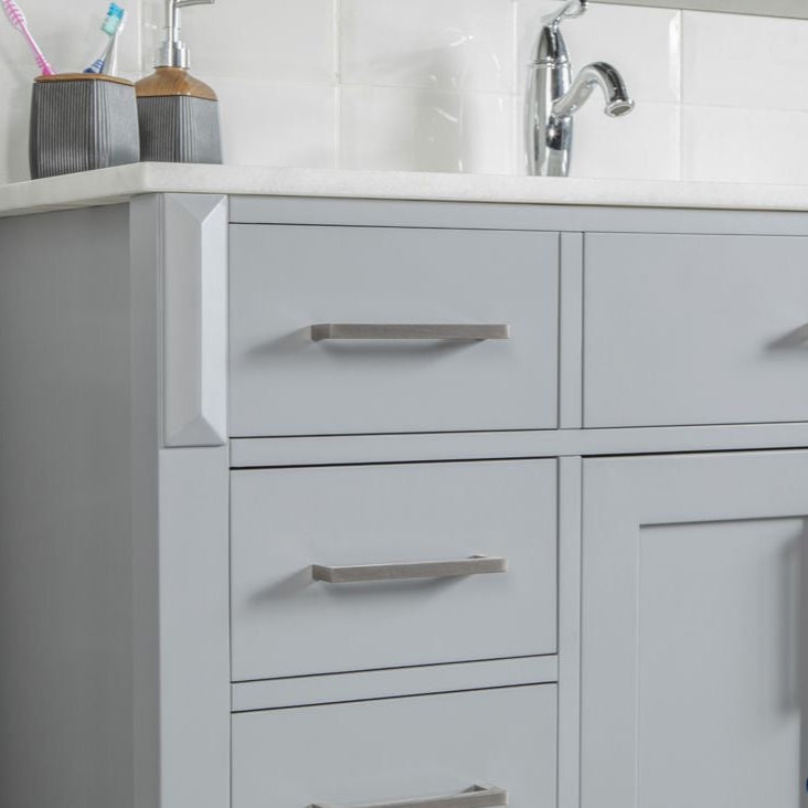 Fawna 48" Gray Bathroom Cabinet