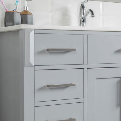 Fawna 48" Gray Bathroom Cabinet