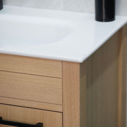 Aria Natural Oak 36" Bathroom Cabinet
