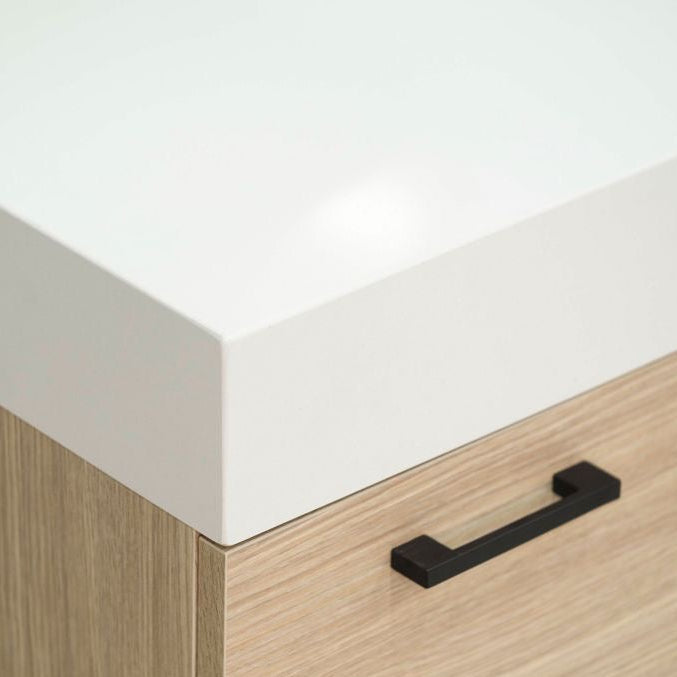Solana Natural Oak 48" Bathroom Cabinet