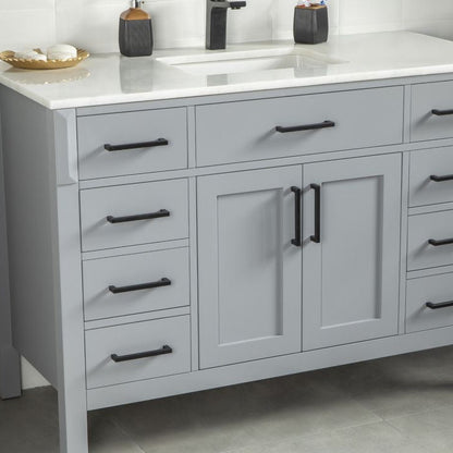 Fawna 48" Gray Bathroom Cabinet