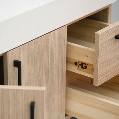 Solana Natural Oak 48" Bathroom Cabinet