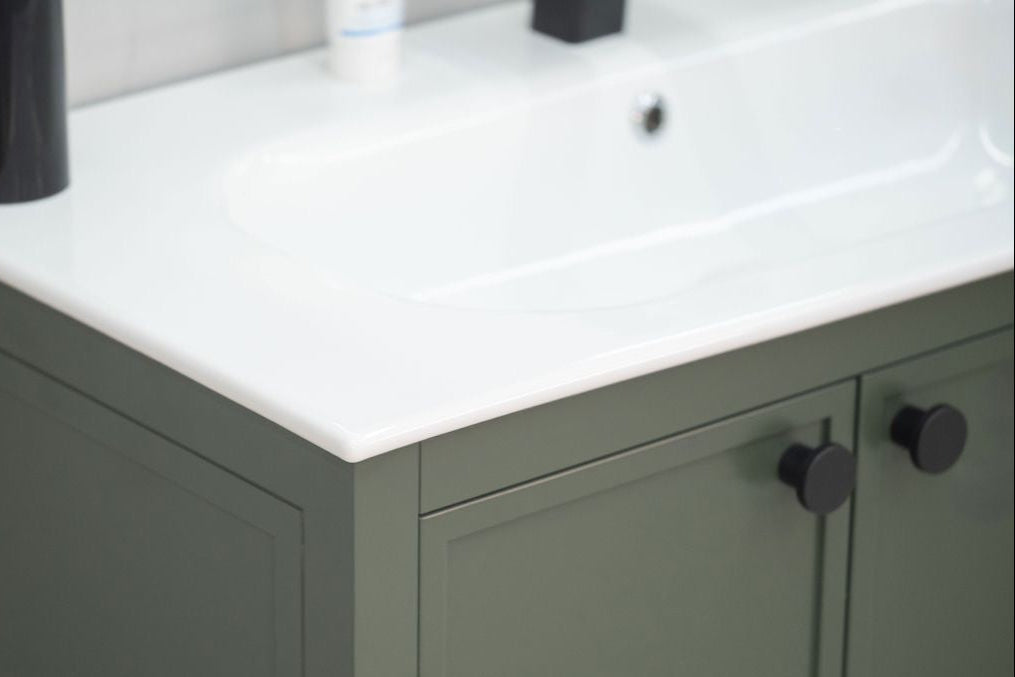 Frame Pine Green 36" Bathroom Cabinet