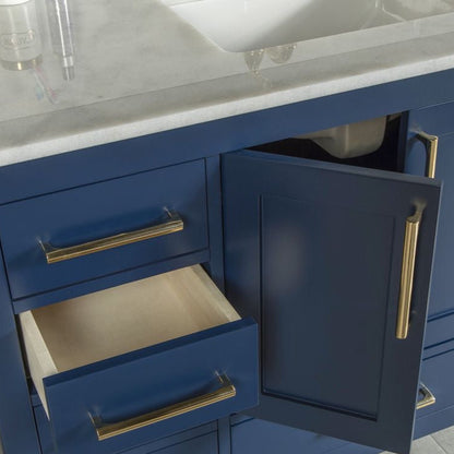 Ashley 48" Blue Bathroom Cabinet