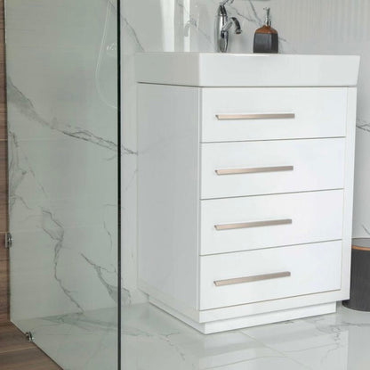 Adora 24" White Bathroom Cabinet