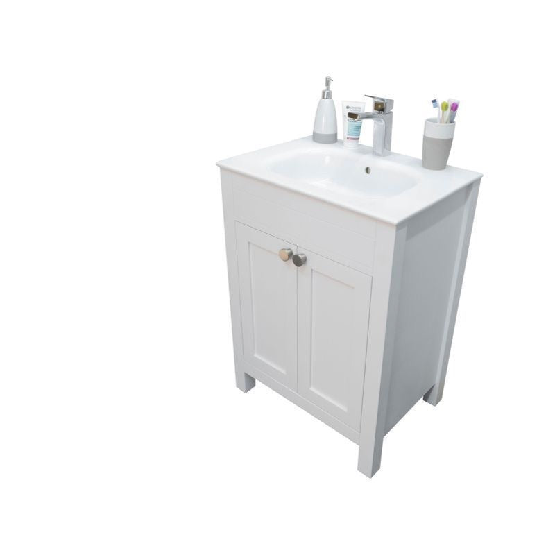 Aria White 24" Bathroom Cabinet