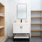 Solana White 30" Bathroom Cabinet