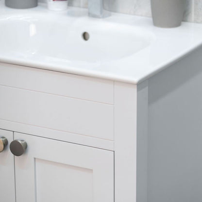 Aria White 24" Bathroom Cabinet