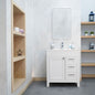 Aria White 30" Bathroom Cabinet