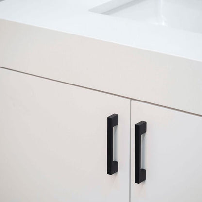 Solana White 30" Bathroom Cabinet