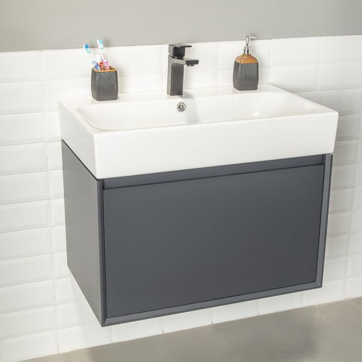 Gala 30" Dark Gray Bathroom Cabinet