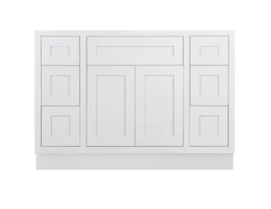 Maplevilles Cabinetry 48" Single Free Standing Vanity Cabinet Only - Less Vanity Top