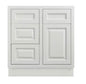 Maplevilles Cabinetry 30" Single Free Standing Vanity Cabinet Only - Less Vanity Top