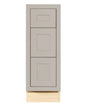 Maplevilles Cabinetry Inset 12" Wide x 35" Tall Base Cabinet with Triple Drawers