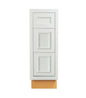 Maplevilles Cabinetry Inset 12" Wide x 35" Tall Base Cabinet with Triple Drawers