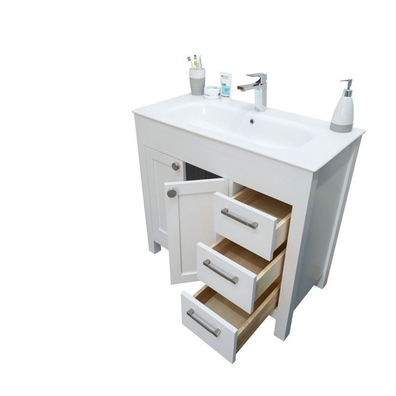 Aria White 36" Bathroom Cabinet