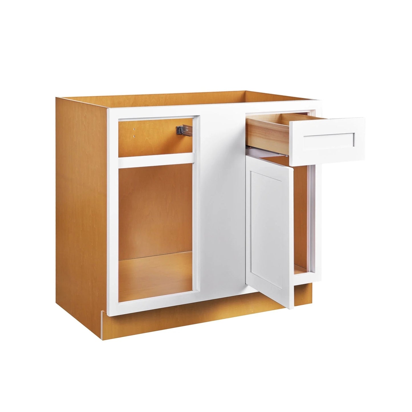 Maplevilles Cabinetry Inset 36" Wide x 35" Tall Double Door Base Cabinet with Single Drawer