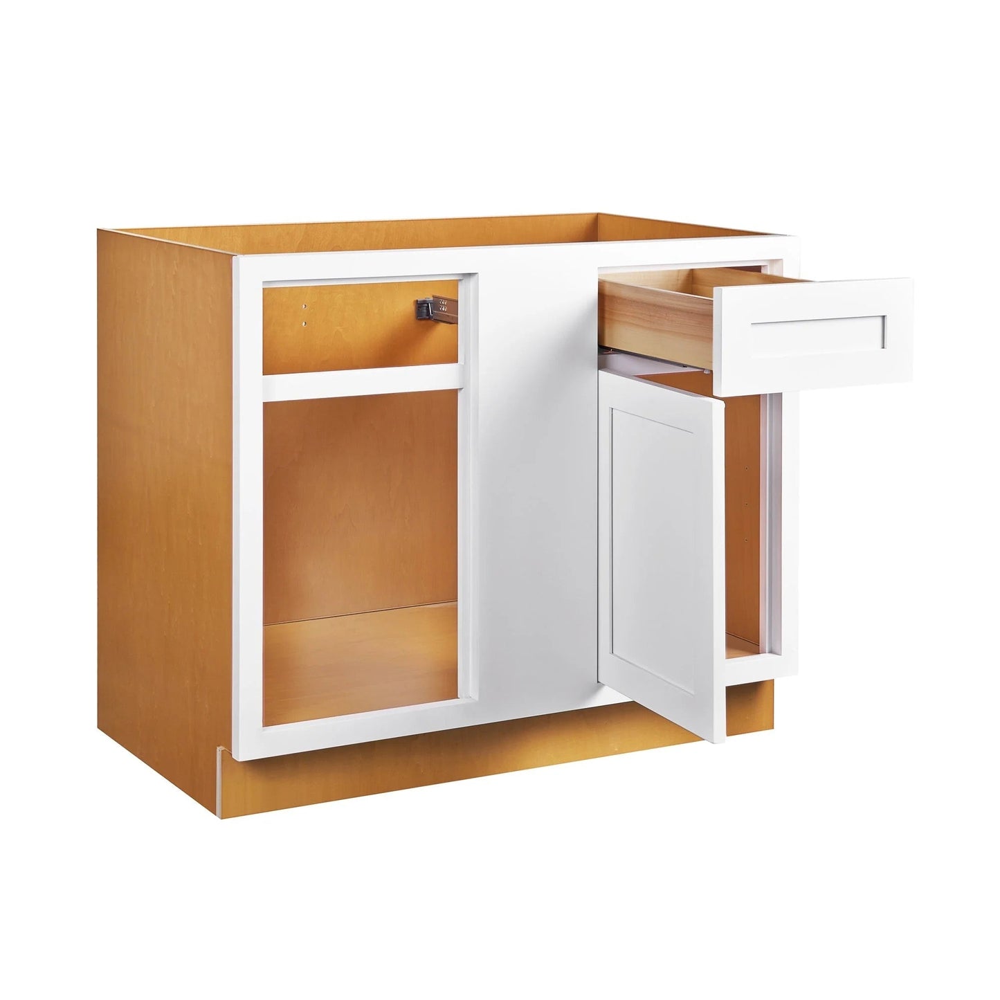 Maplevilles Cabinetry Inset 42" Wide x 35" Tall Double Door Base Cabinet with Single Drawer
