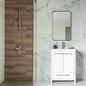 Arte 26" White Bathroom Cabinet